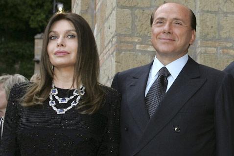 сильвио берлускони с женой