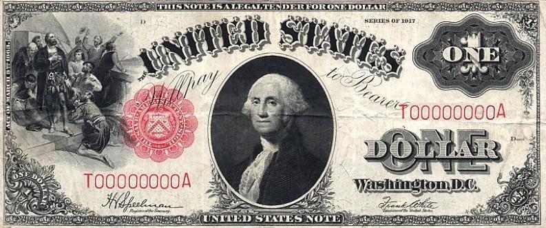 Cтарый американский доллар